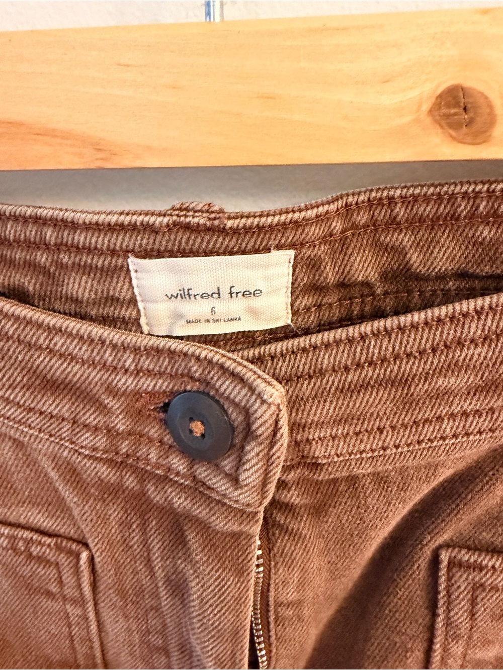 Wilfred Corduroy Pants in faded Warm Brown